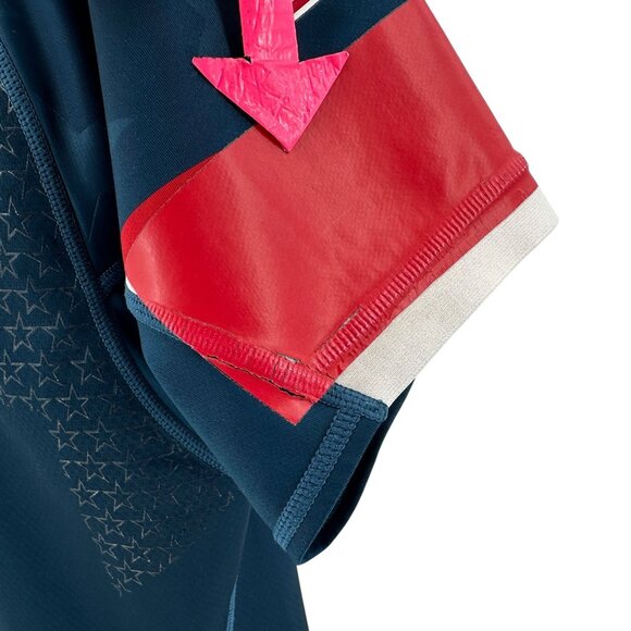 Canterbury Mens Large Jersey USA Rugby Vapodri Alternate Pro Blue Red White - Picture 10 of 13